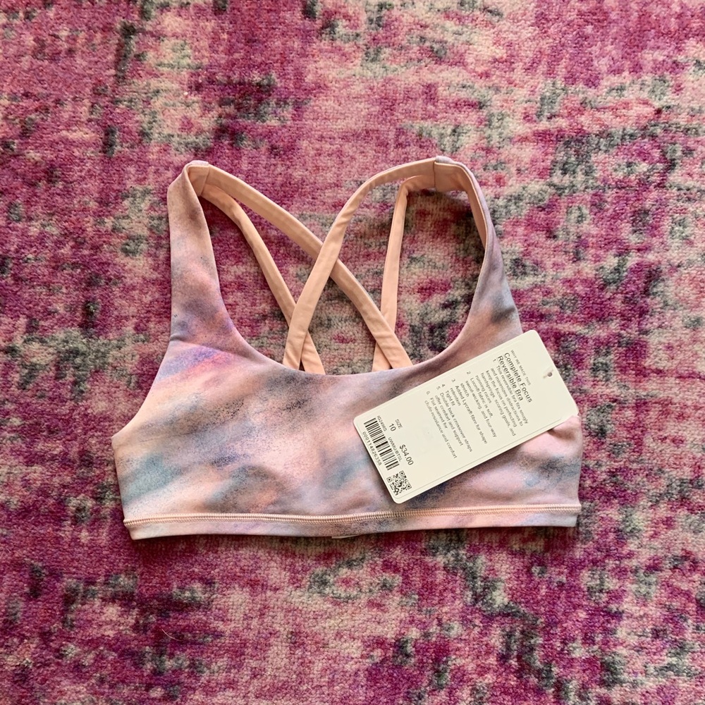 NWT Ivivva size 10 Complete Focus Reversible Bra